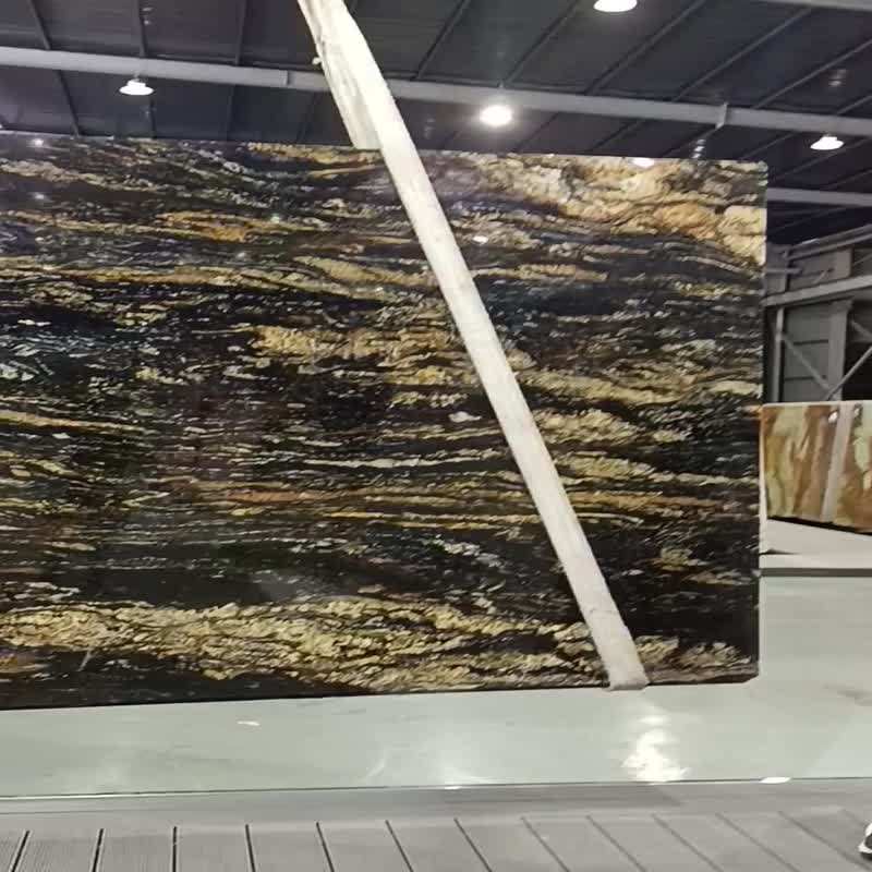 Black Taurus Granite Fusion Black With Gold Veins