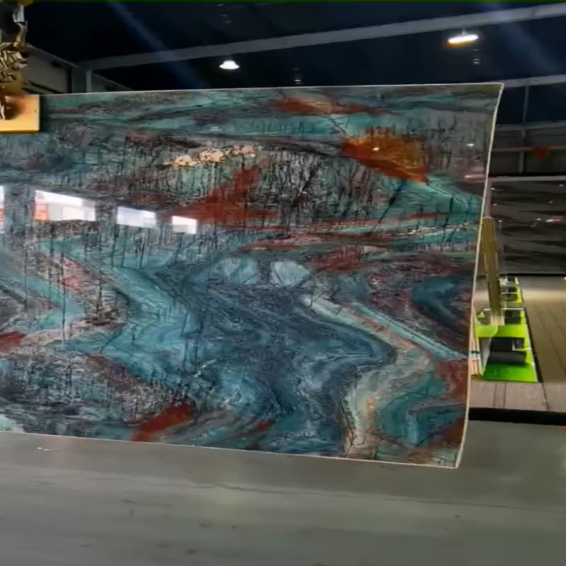 Brazil Luxury Blue Velvet Quartzite For Bathroom Countertops