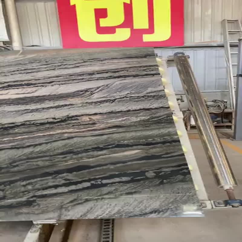 Brazil Polished Open Book Veins Galapagos Quartzite Slabs