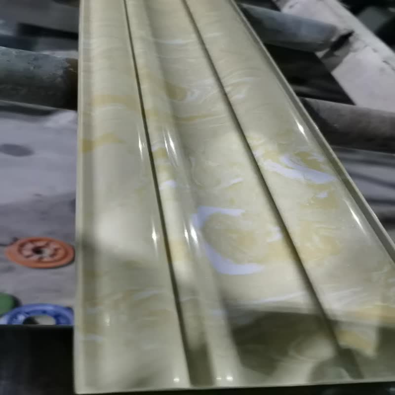 House Decorative Artificial Marble Flooring Border Molding