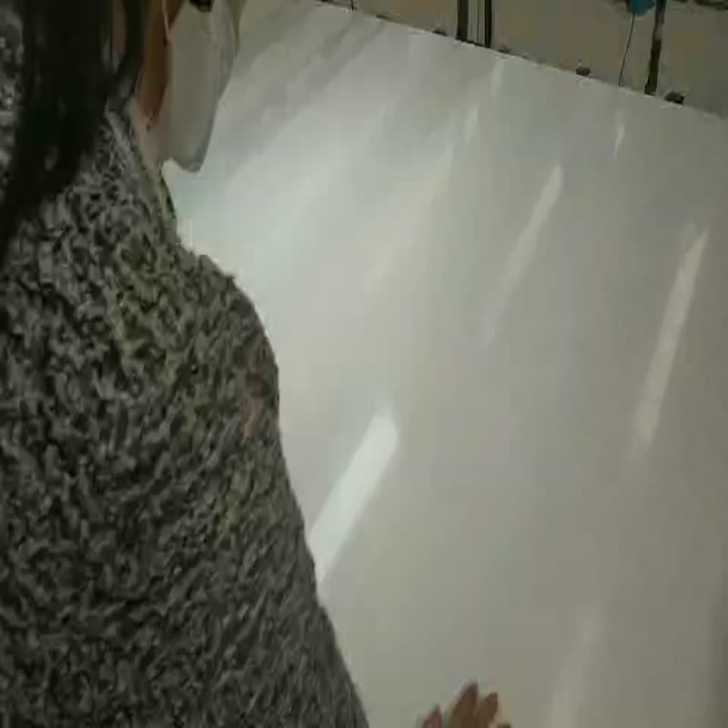 Super White Artificial Marble Engineered Stone Slab