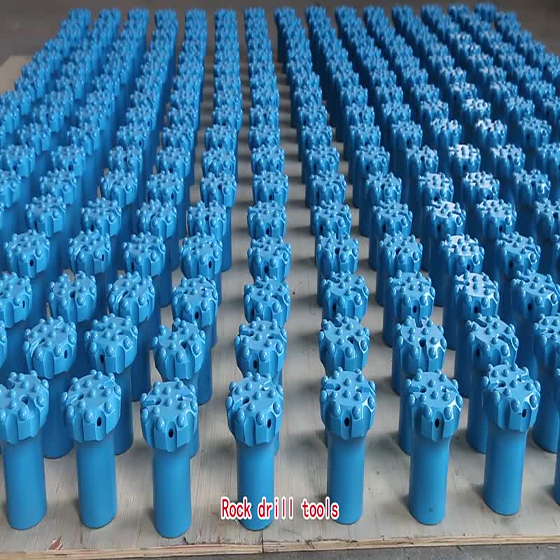 Hard Stone Rock Drilling Taper Cross Bit With Size 30Mm-45Mm