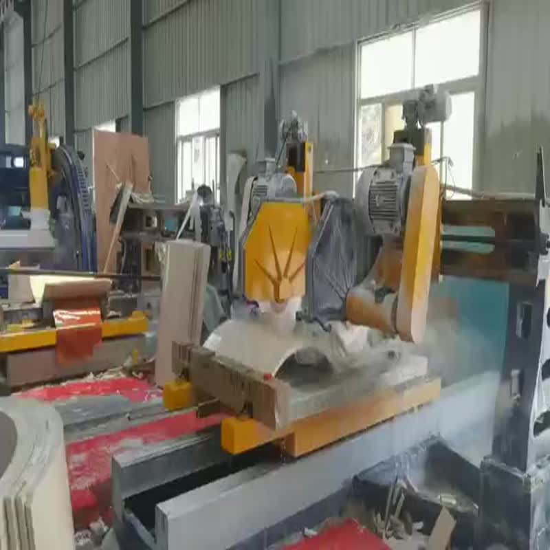 Four-Slice Edge Cutting Machine For Column, Arc Slab Cutting Machine