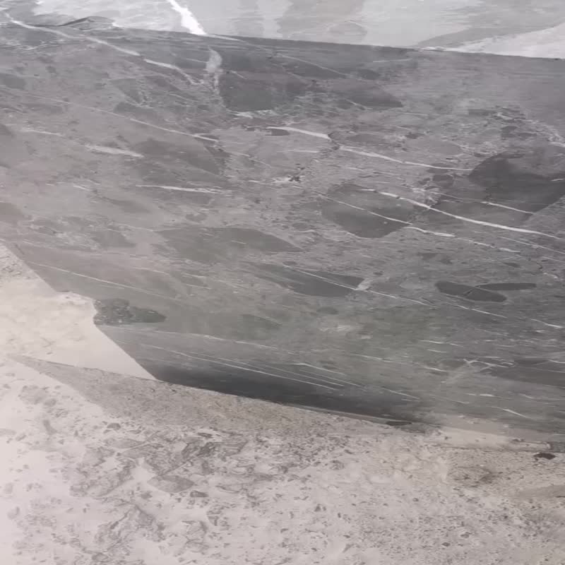 Dark Emperador Spain Gray Natural Terrazzo Marble Slab Tile