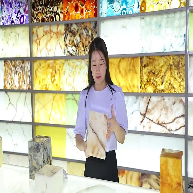 Acrylic Panel Translucent Onyx Slabs F Lighting Lamps