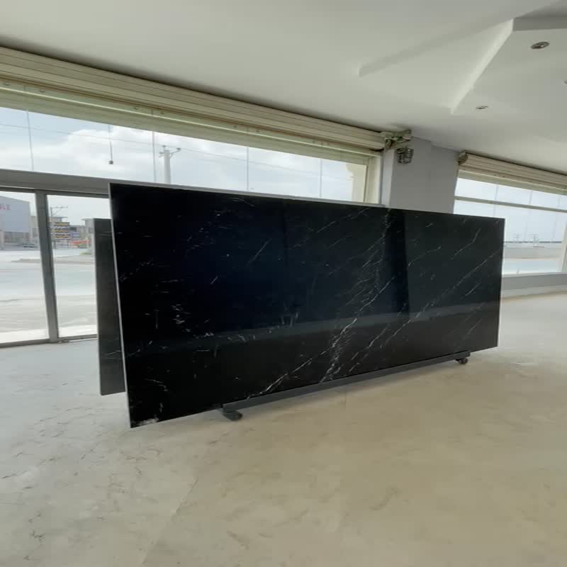 Spider Black Marble Slabs