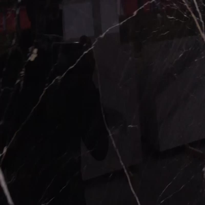 3D Black Marble Slabs