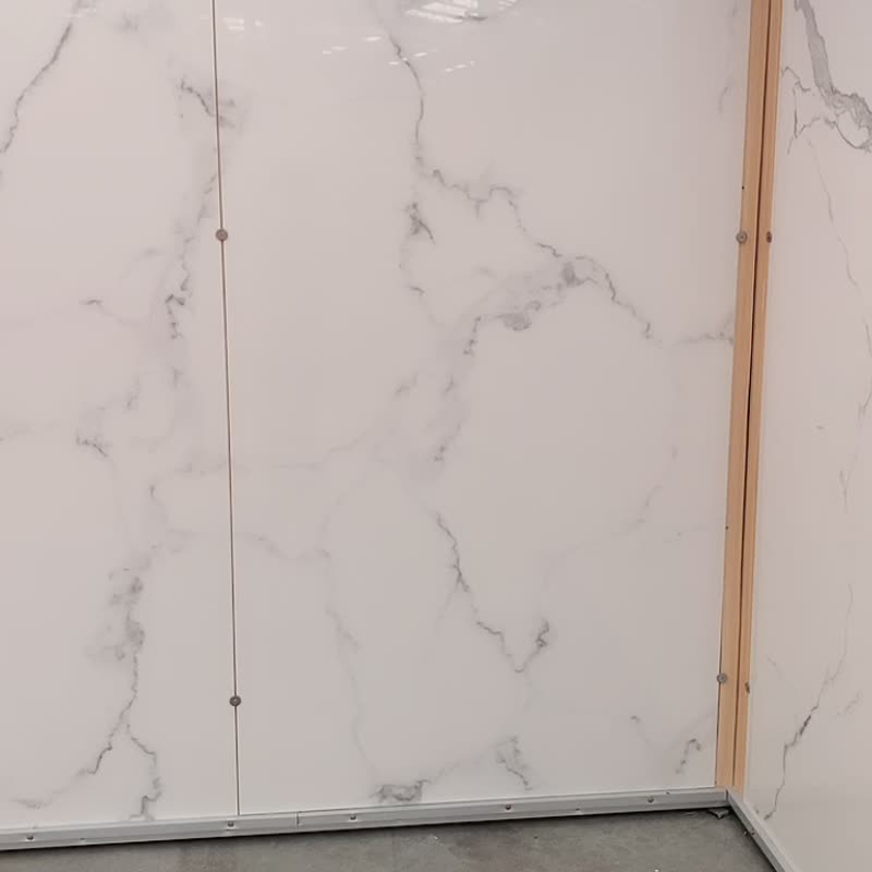 Italian White Gold Vein Marble Looks Sintered Stone Slabs, Tiles