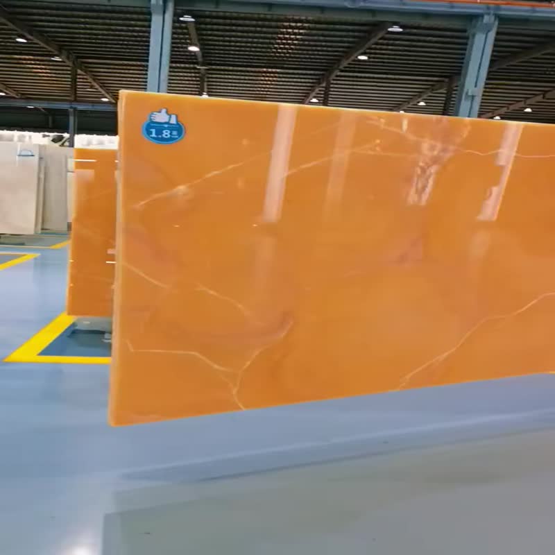 Polished Yellow Onyx Orange Onyx Slabs