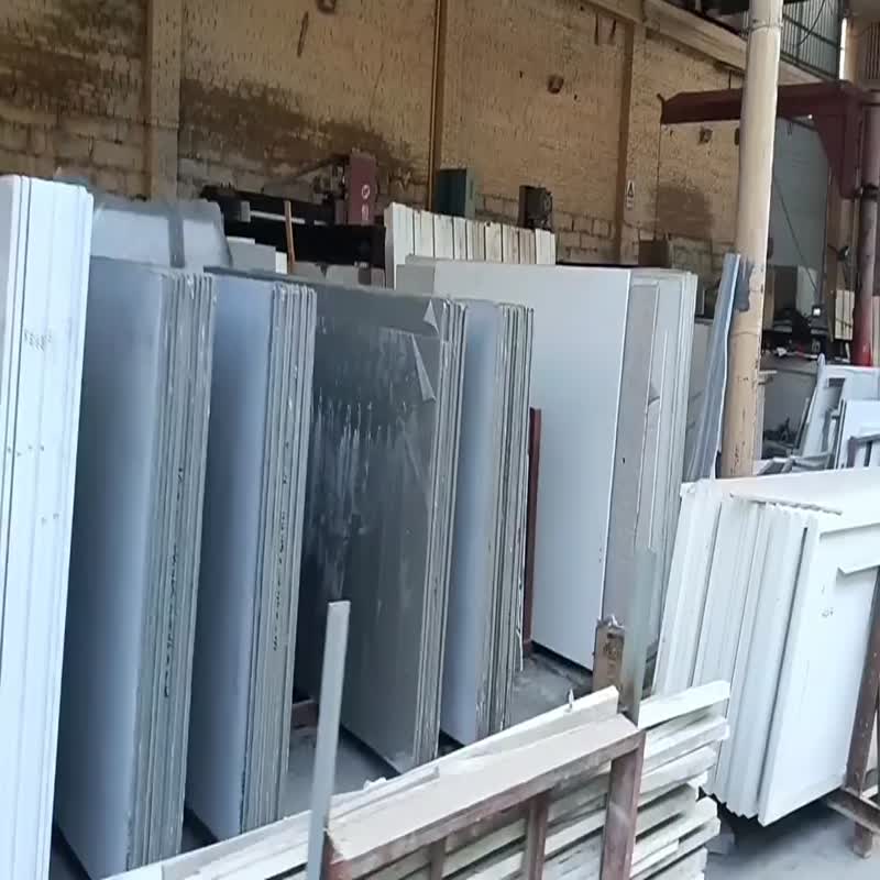 New Design Quartz Calacatta White Bathroom Vanity Top
