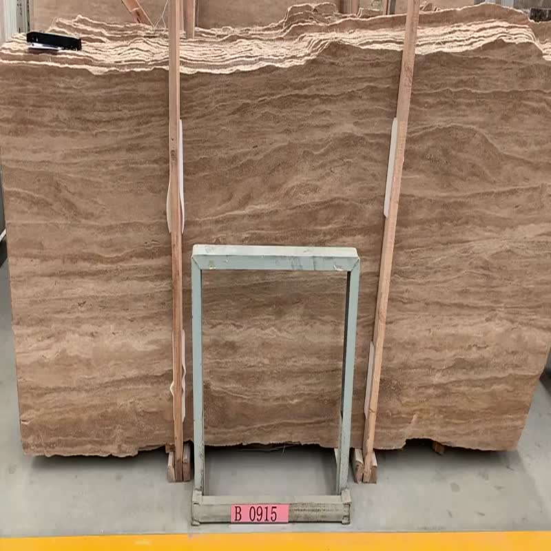 2021 Hot Sale Beige Travertine Slabs Stone For Sale