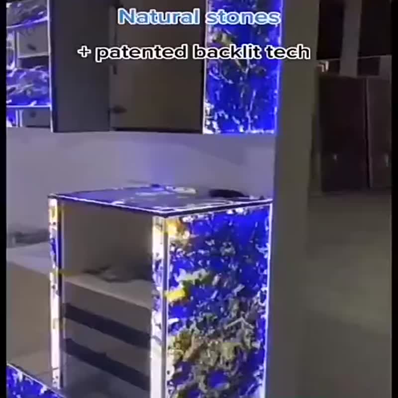 2021 New Design Blue Dream Sapphire Marble Countertop