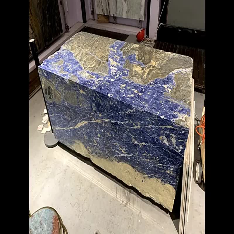 Bolivian Blue Marble Luxury Stone Big Slabs Price 