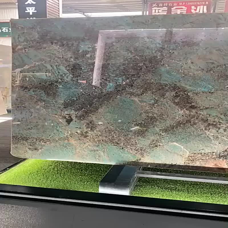 Brazil Marble Turkuaz Amazon Green Slab Quartzite Amozonite