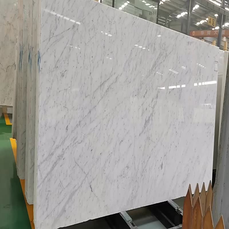 Classical Carrara White Marble Natural Stone Bathtub