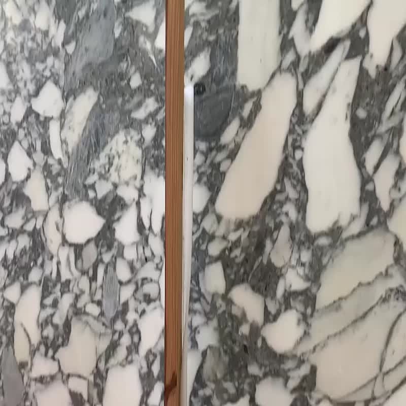 Italy Emporium Using Grey Veins White Arabescato Marble Slab