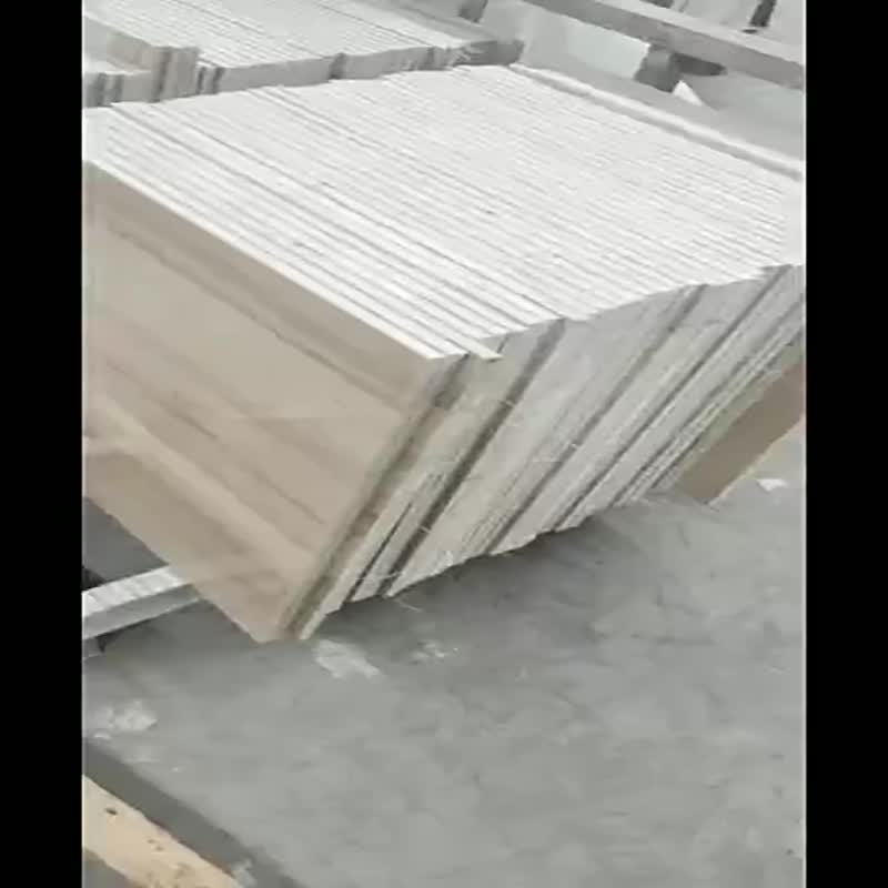Italy Wood Grain Wooden Color Marble Coffee Table Big Slab