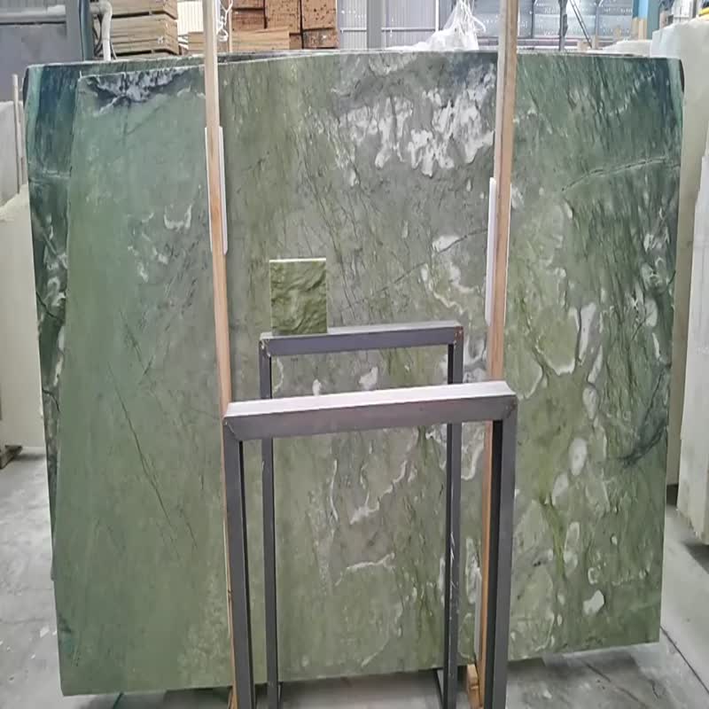 Luxury Design Forest Green Marble Slabs, Dandong Jade Green