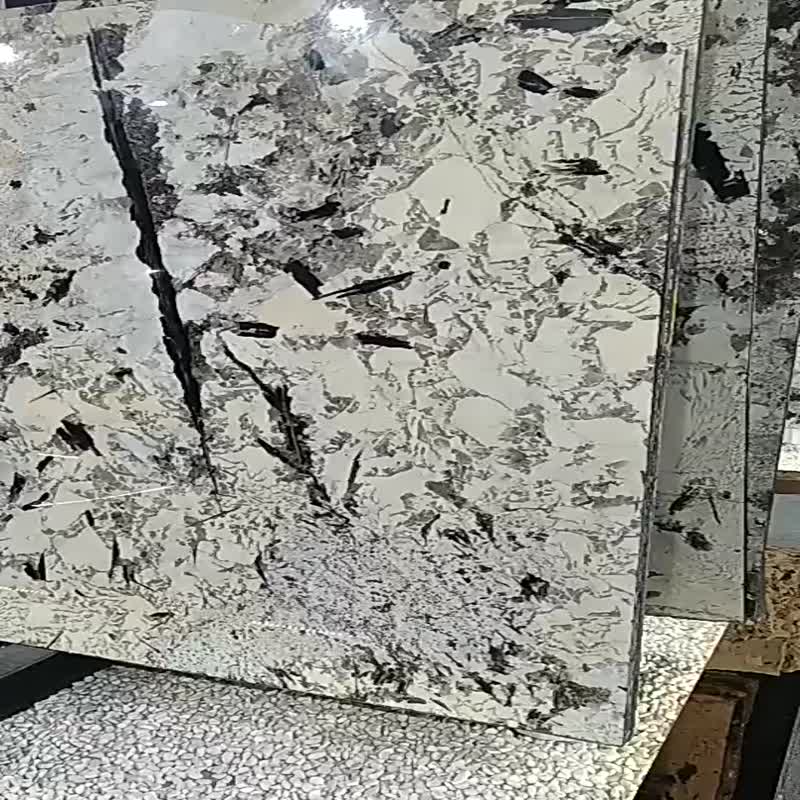 Luxury Snow Silver Fox Alpinus White Granite