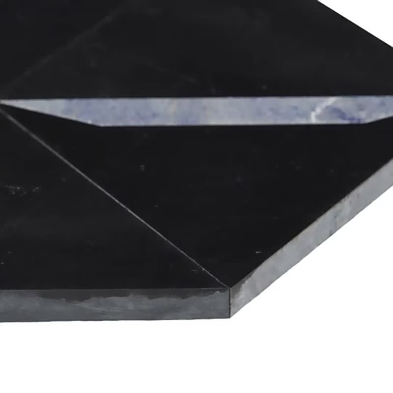 Modern Style Triangle Polished Natural Marble Mosaic Tiles