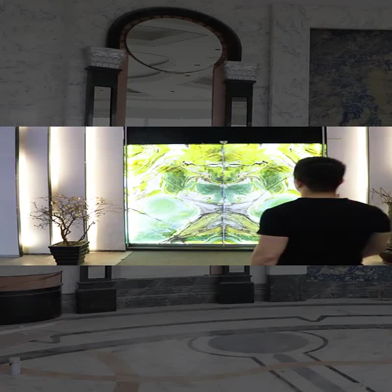 New Design LED Edge-Lit Light Backlit Stone