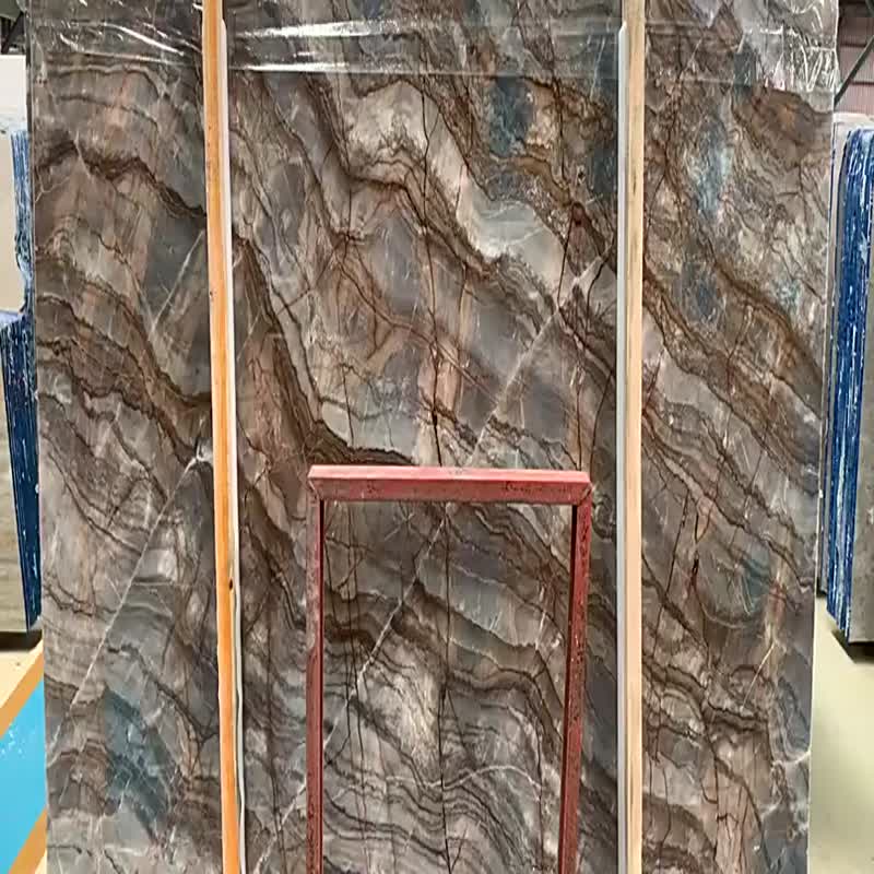 Yellow And Blue Yinxun Palissandro Marble