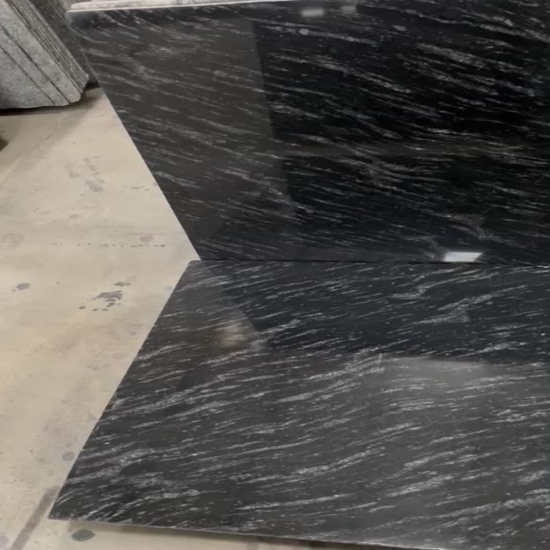 Martino Black Granite Tiles & Slabs