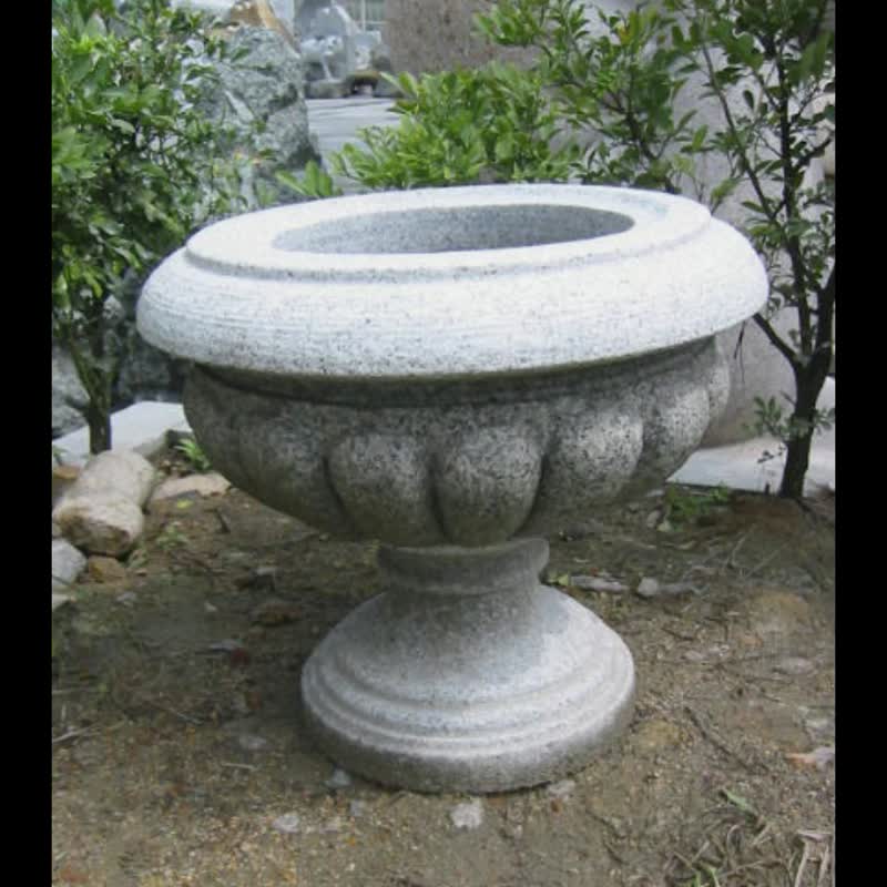 Granite Flower Pot Large Plants Stone Gardening Pots