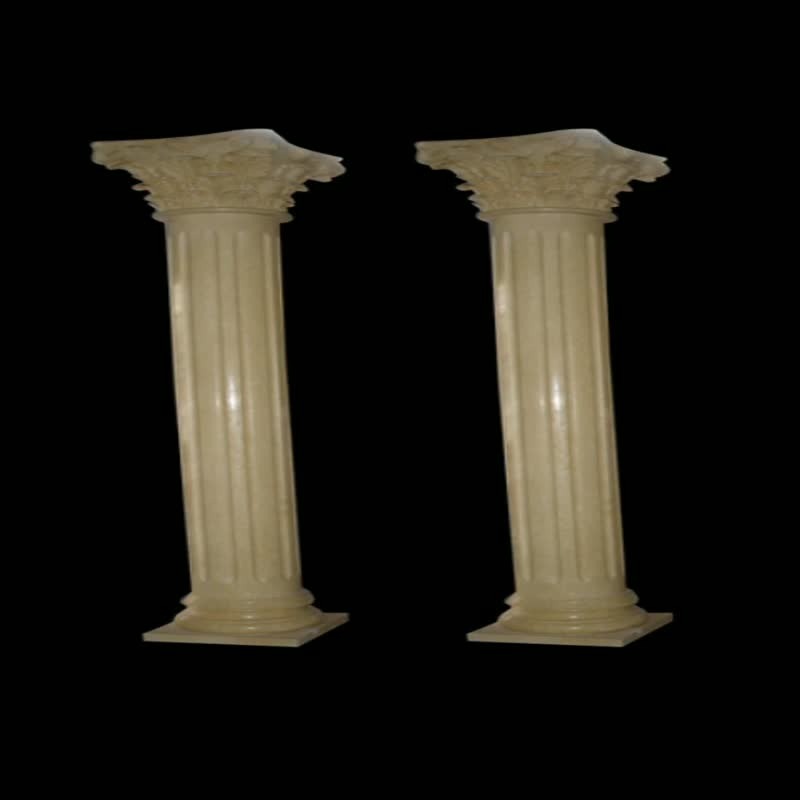 Home Decorated Limestone Pillar,Roman Column