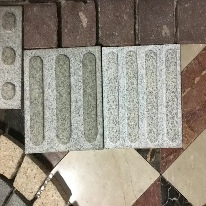 Light Grey Granite Blind Stone Road Paving Stone