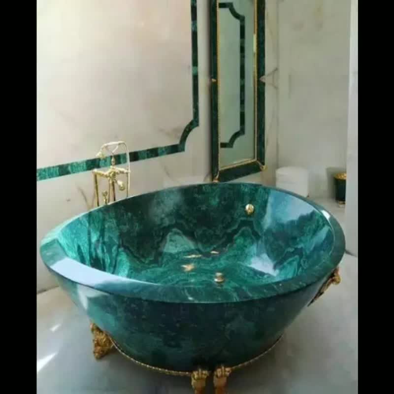 Luxury Calacatta Marble Bathtubs, Solid Surface