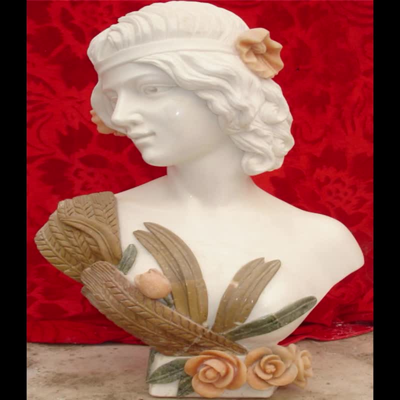 Mini Greek God Greece Ancient Artistic Head Statue- Bust