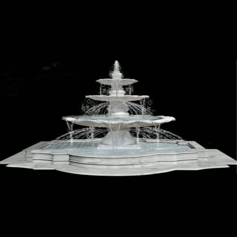 Outdoor Decoration Garden Marble Water Fountain