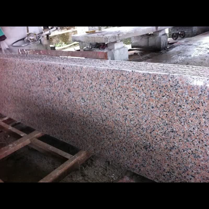 Pink Granite Chinese Red Stone Customized Surface Color