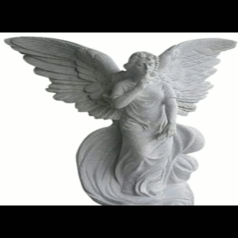 White Marble Small Kid Boy Angel Statues