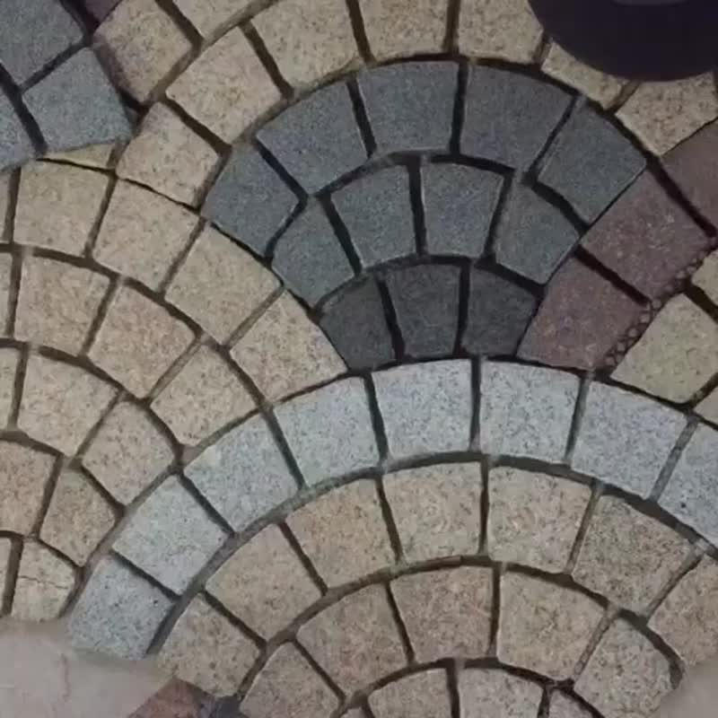 Wholesale Red Porphyry Cubes Cobblestone For Driveways