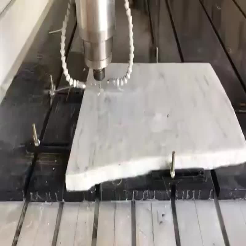 Double-Spindle Stone CNC Stone Carving, Engraving Machine Factory Price