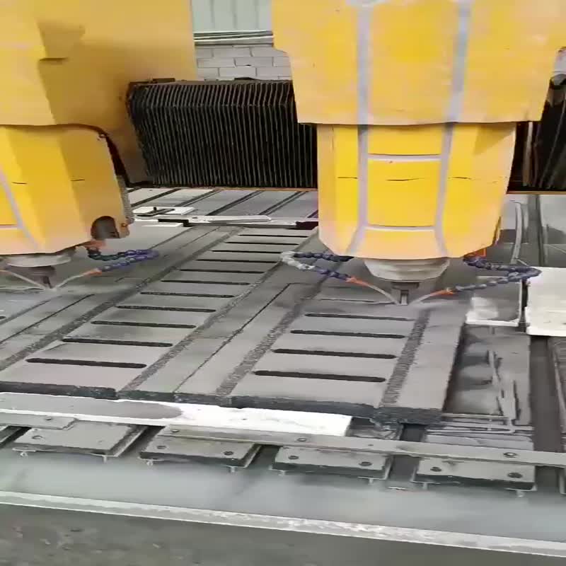 Stone Groove Panels Drainage CNC Granite Drain Pavements