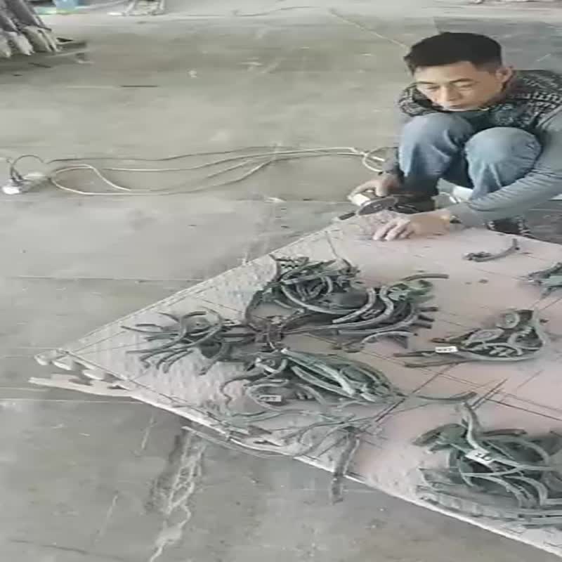China Factory Foyer Marble Waterjet Medallion Floor Design