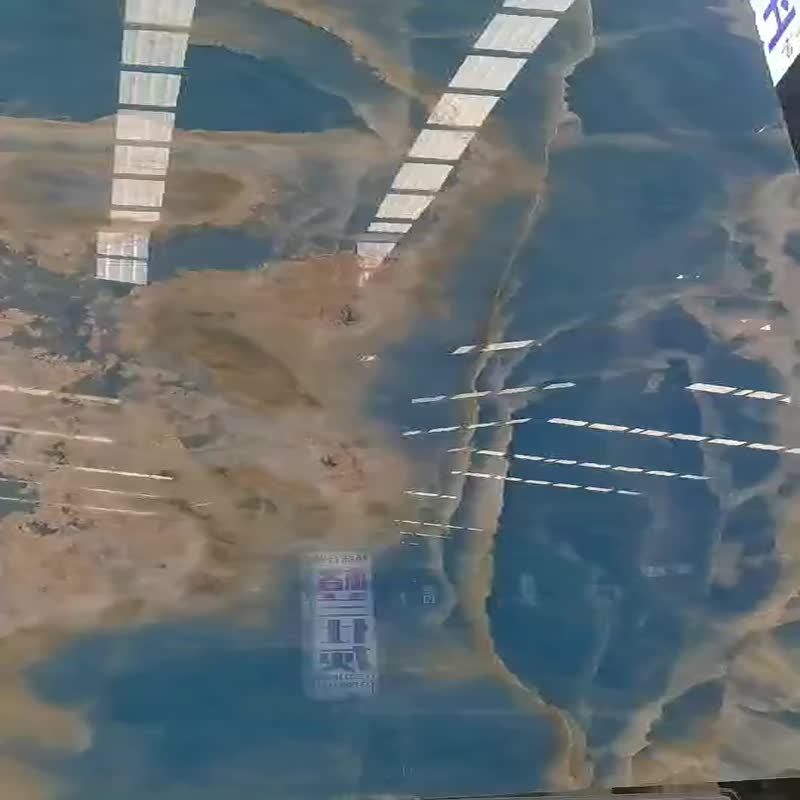 Natural Stone Polished Blue Onyx Tiles Slab For Villa