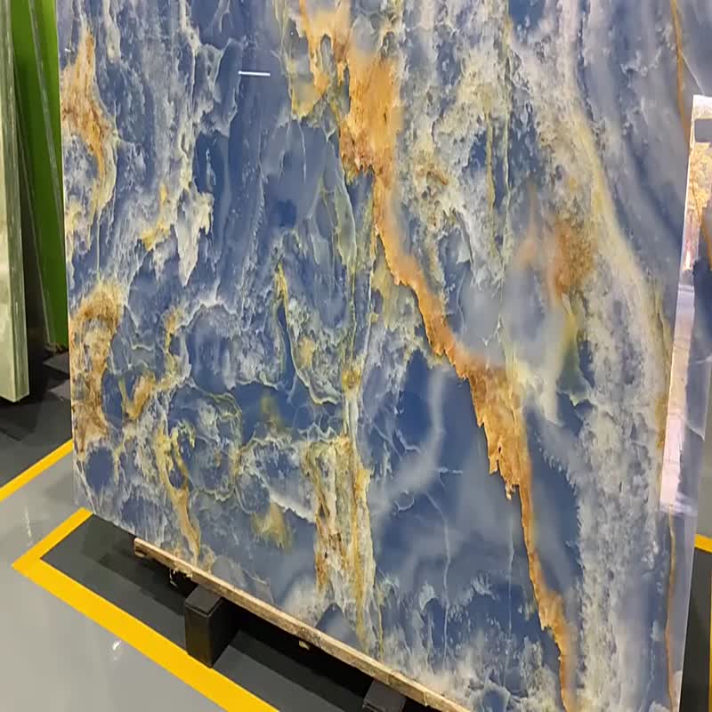 Natural Transparent Blue Onyx Decorative Wall Panels