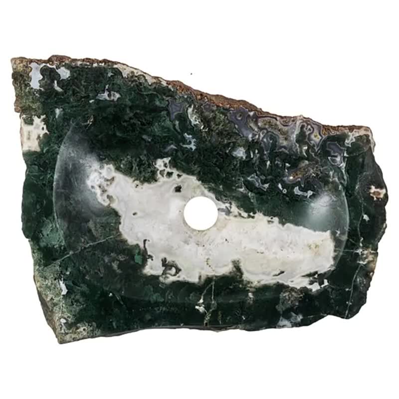 New Arrival Unique Decoration Natural Black Stone Basin