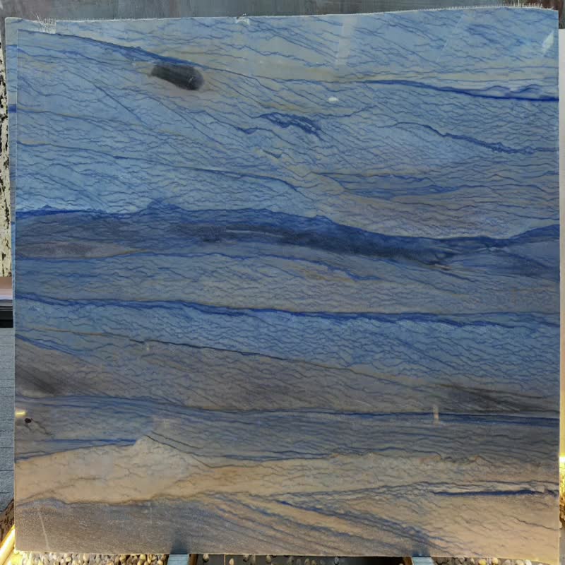 Brazil Azul Macaubas Quartzite Slab & Bathroom Tile