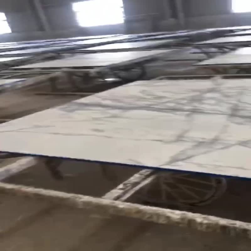 Lilac Purple Marble Tiles & Slabs With White Veins