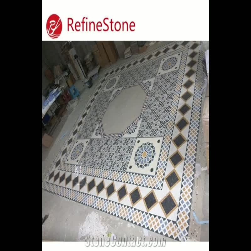 Luxurious Decorative Wall & Floor Marble Mosaic Pattern