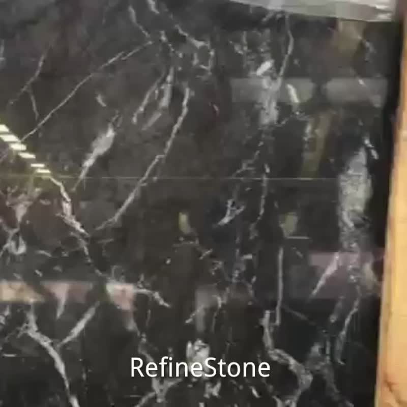 Luxury Italy Grigio Carnico Dark Grey Marble Slabs