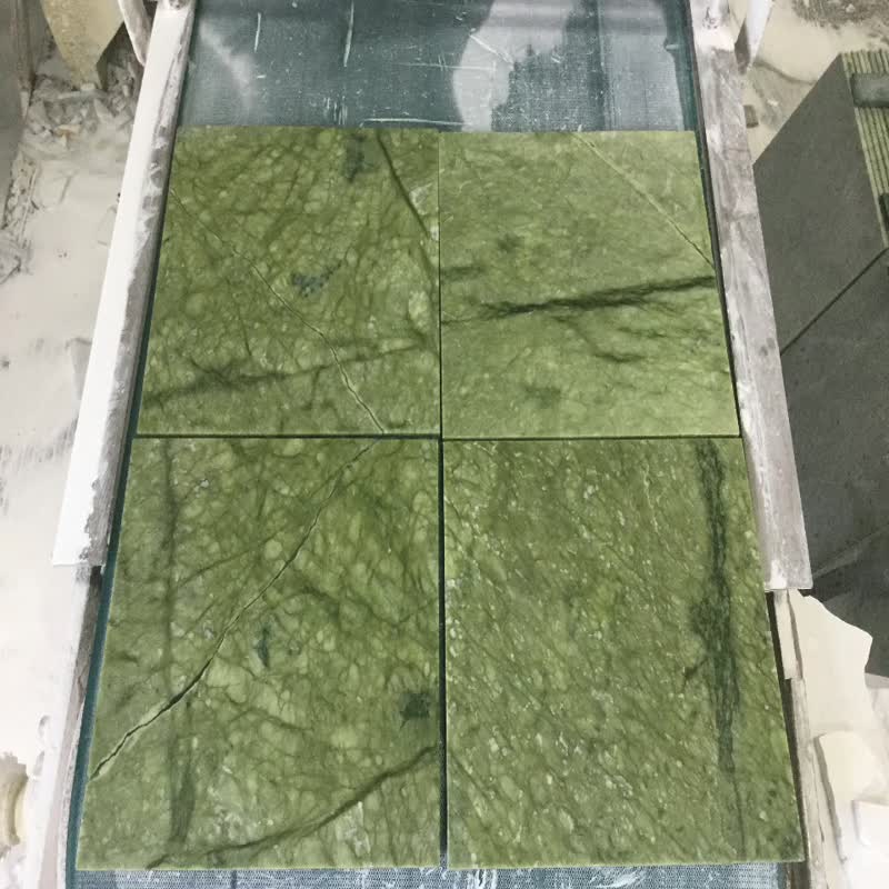 Verde Jade Ming Green Dandong Marble Slabs Tiles