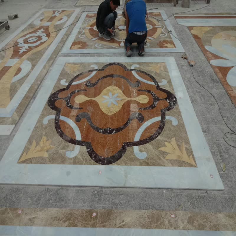 Waterjet Medallion Round Pattern For Floor Tiles