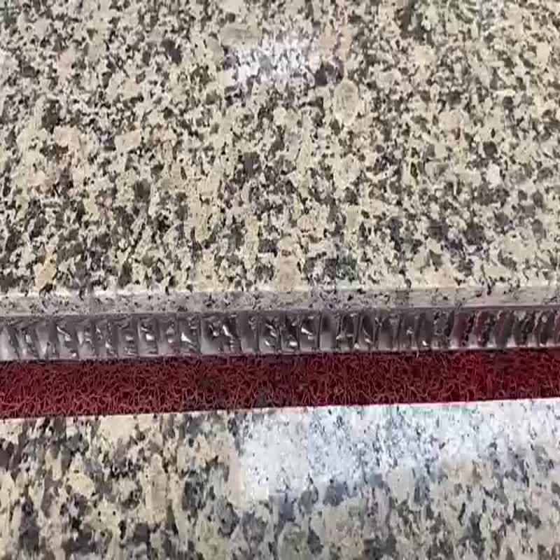 Lightweight Karamori Gold Granite Composite Honeycomb Backed Wall Panel