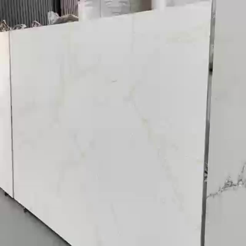 Fancy Calacatta Gold White Artificial Quartz